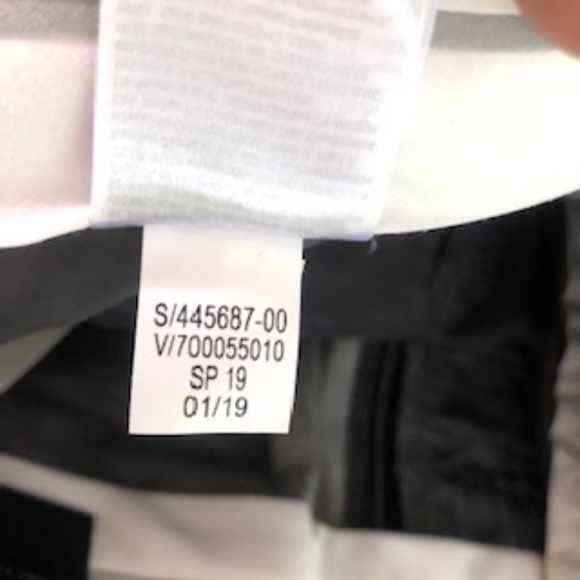 NWT Banana Republic Gray Side Striped Slacks Size 14R - Picture 6 of 7